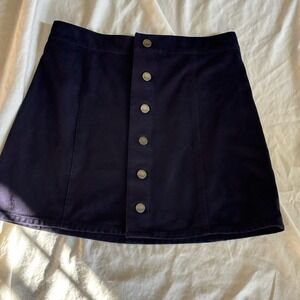 Express navy blue mini skirt‎